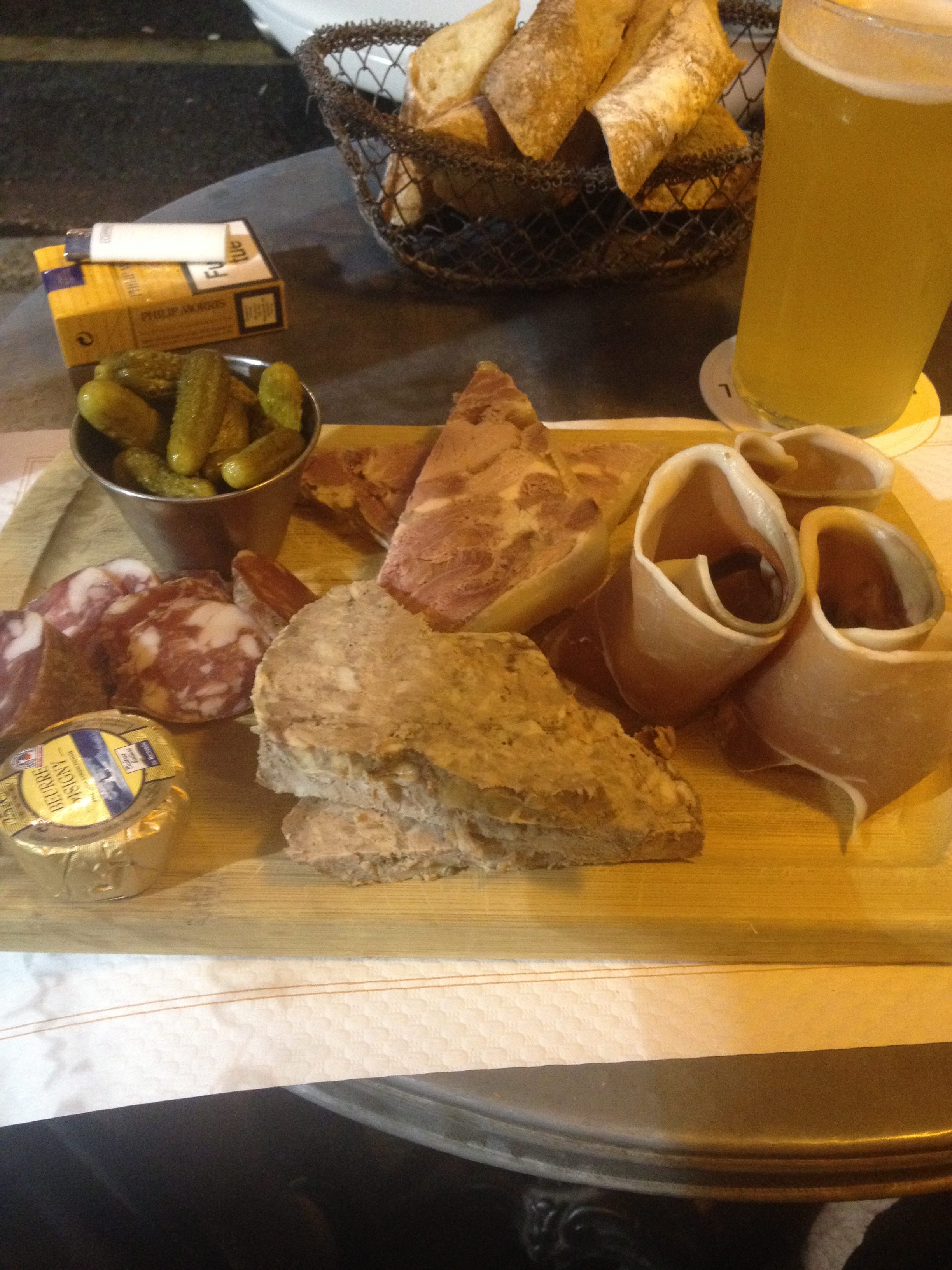 beer food smoke
