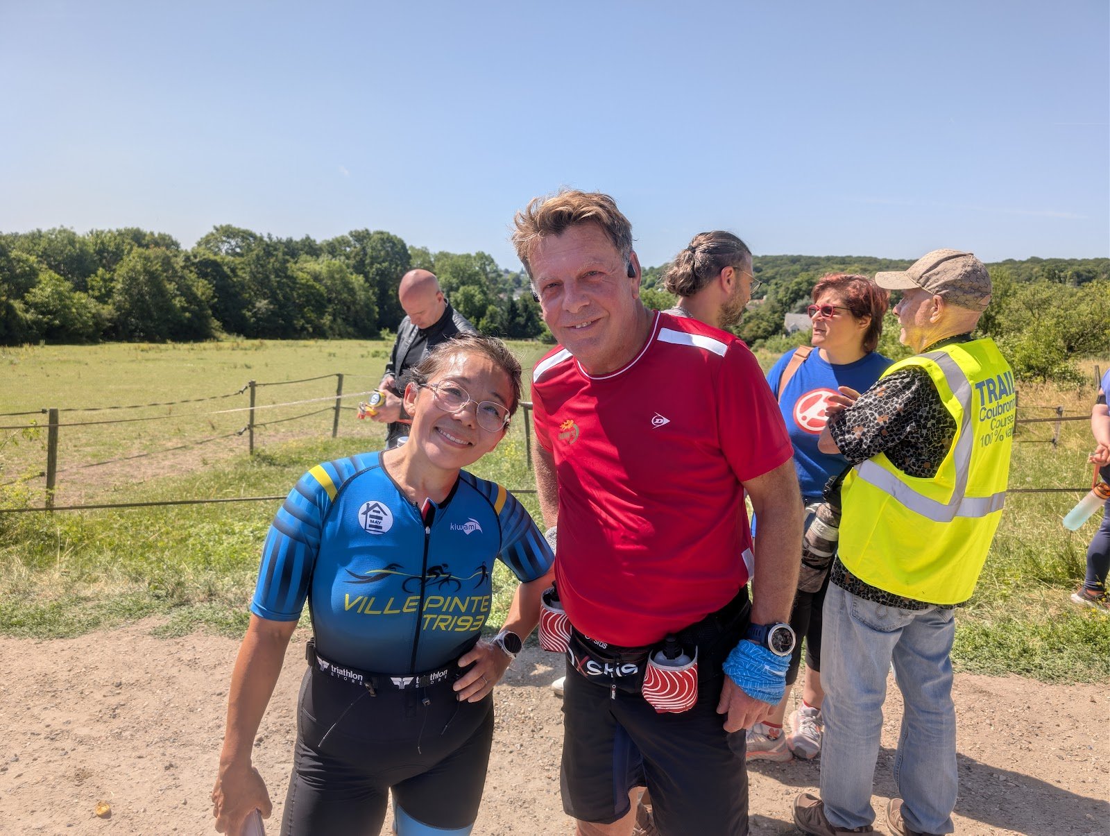 Souvenir de groupe lors du Trail Nature de Coubron 2026